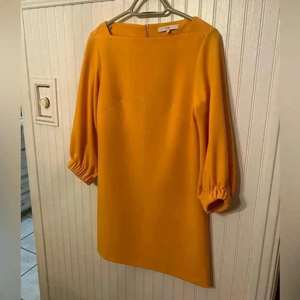 Tibi Boat Neck Shift Dress